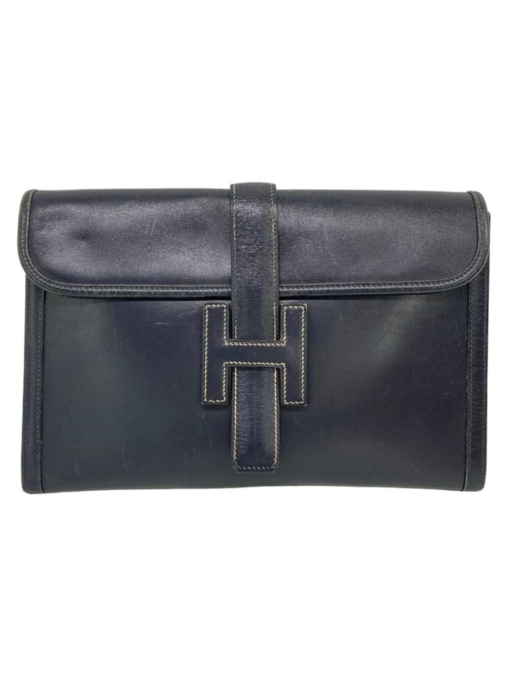 Hermes Clutch Jige PM Navy